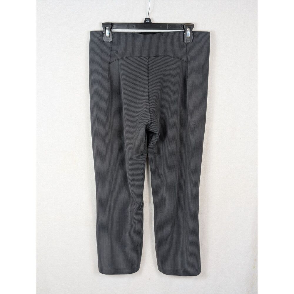 Lululemon Ribbed Softstreme Side Zip Pants Gray Women's Size 10 - Picture 7 of 13